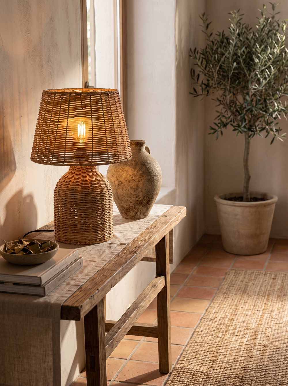 Table Lamps & Handcrafted Vases